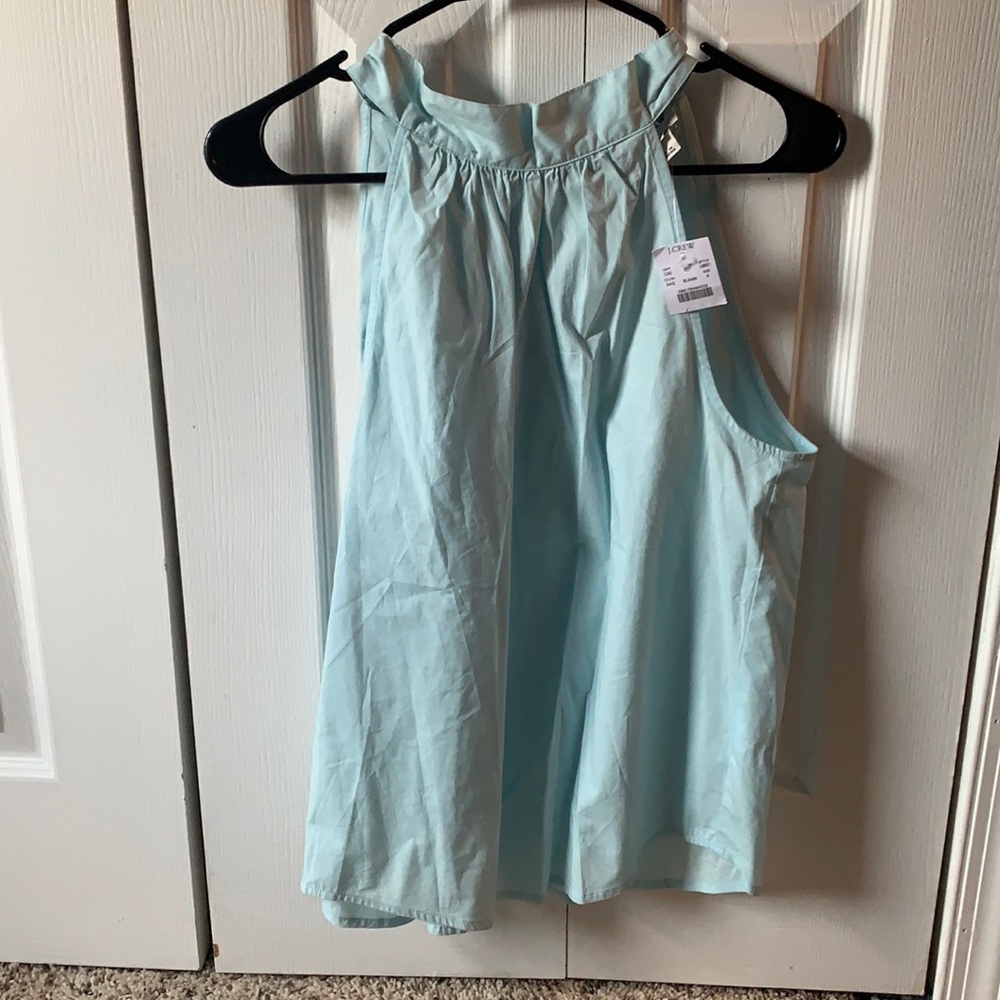 NWT light blue J Crew tank top